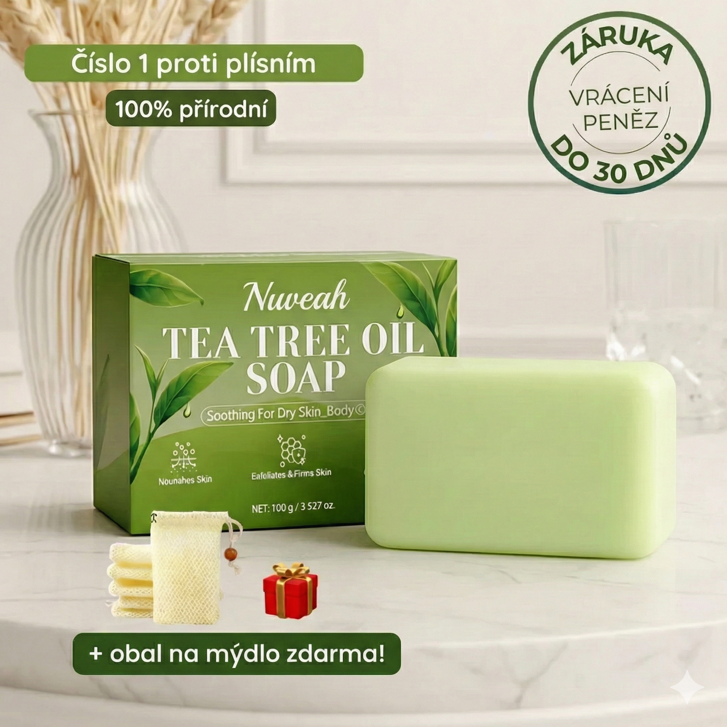 Antimykotické mýdlo Nuveah