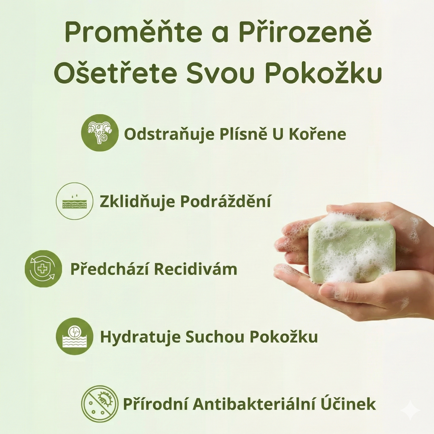 Antimykotické mýdlo Nuveah